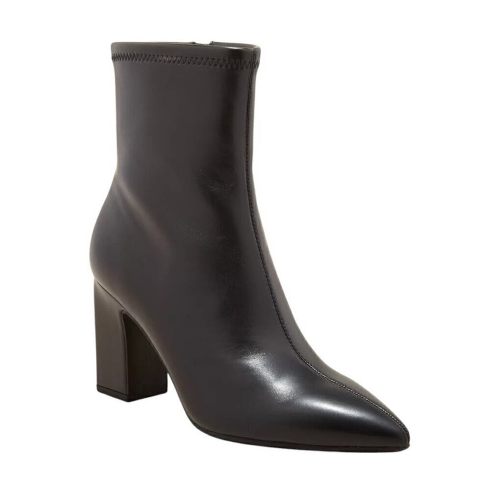a new day. black ankle booties